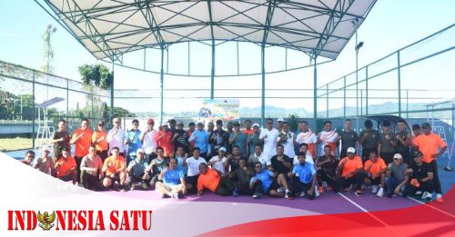 Danrem 142/Tatag Buka Pertandingan Tenis Lapangan dalam Rangka HUT ke&#45;62 Korem 142/Tatag